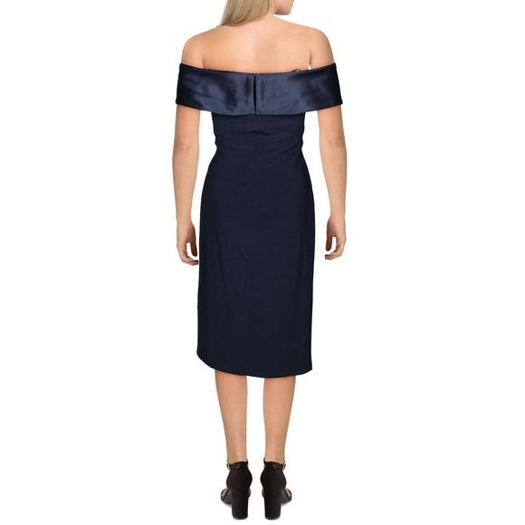 Lauren Ralph Lauren Womens Midi Dress - Picture 4 of 4